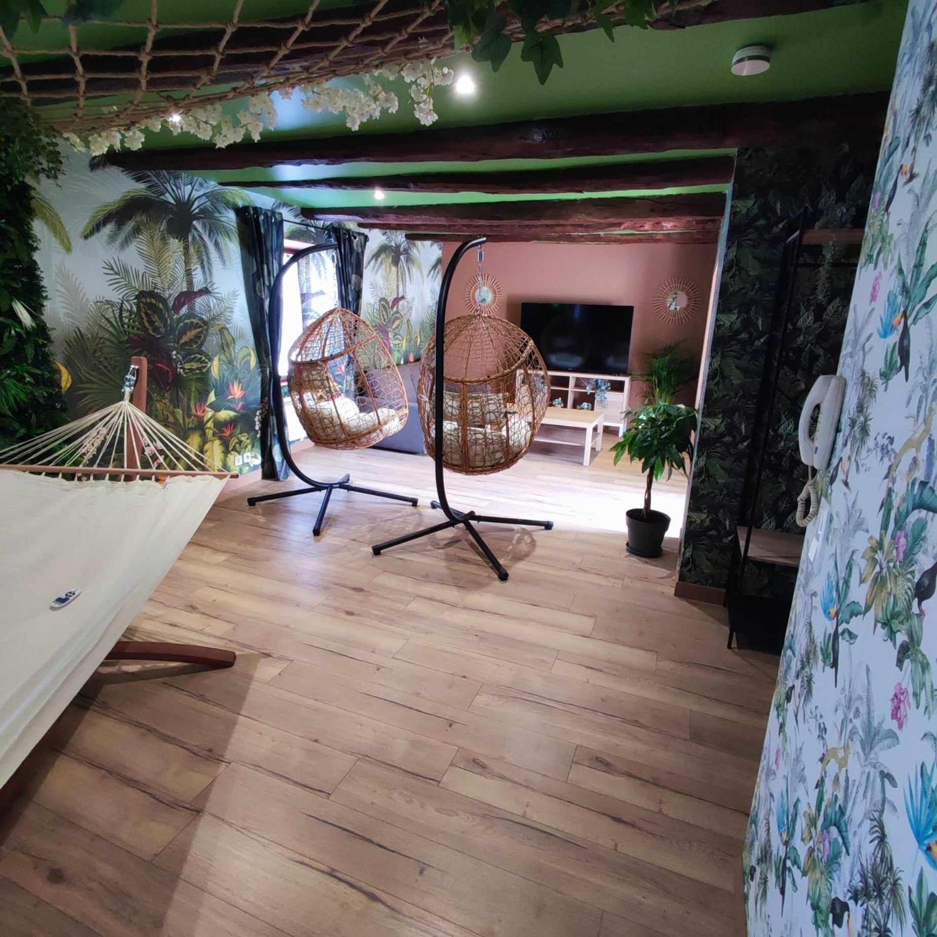 L'Evasion Jungle Apartment Saint-Pierre-de-Plesguen Ngoại thất bức ảnh